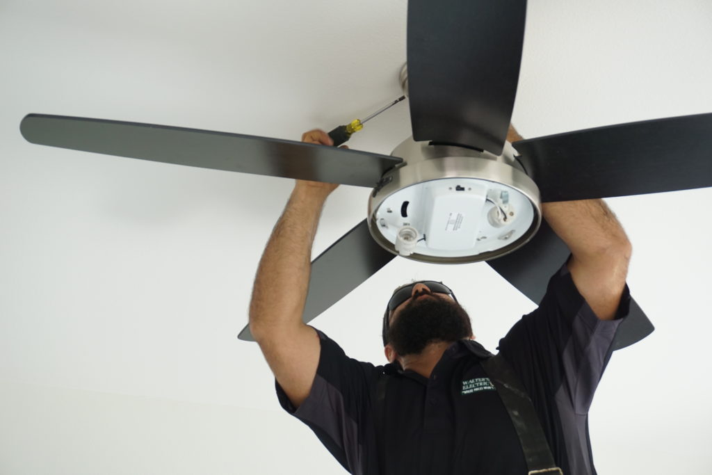 Attic fan installation in Hilo, Hawaii